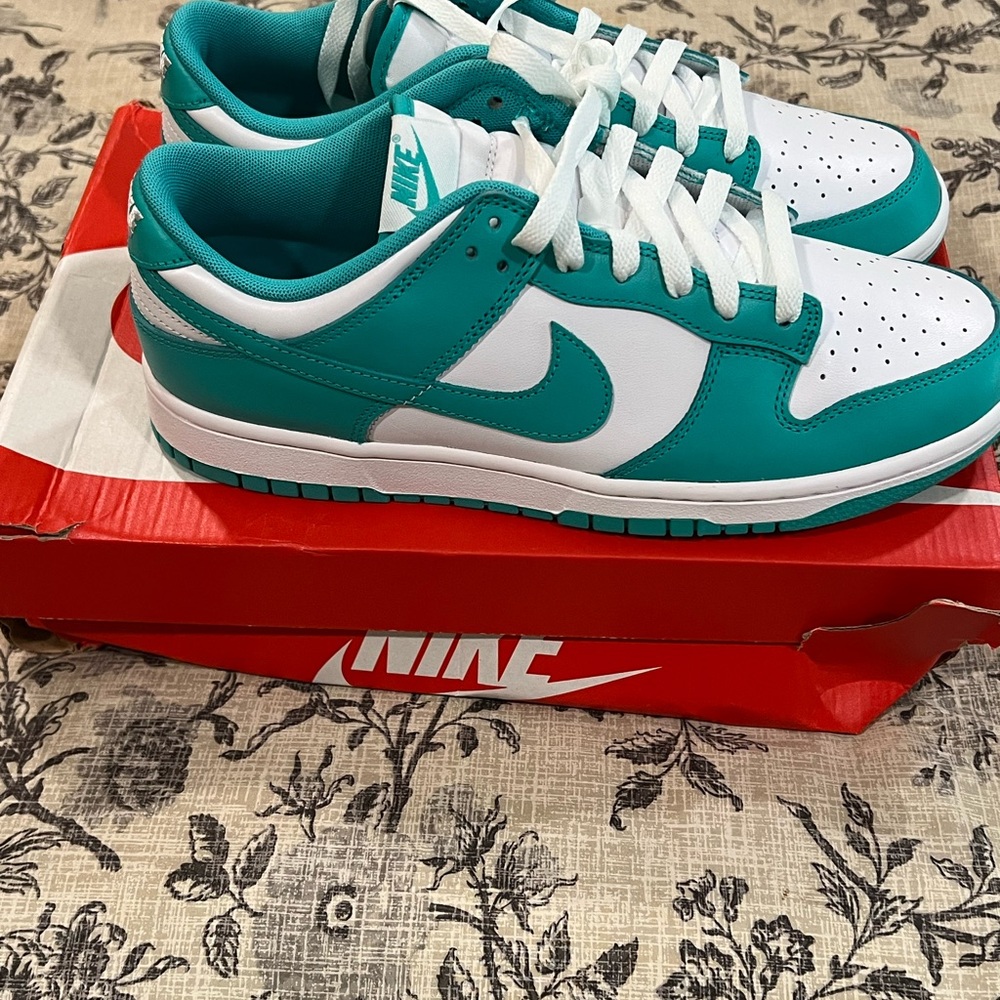 Nike Dunk Low Retro in Clear Jade.  Men’s Size 9.5.